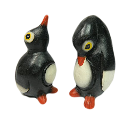 Wooden Pair Of Animals - Pair of Penguins